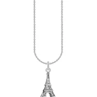 Thomas Sabo Kette mit Eiffelturm-Anhänger 925 Sterlingsilber KE2236-643-14