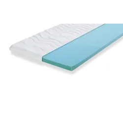 Matratzentopper  Sanamed Star , weiß , Maße (cm): B: 200 H: 6