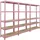 berlinlodge Mega Deal 3x Wohnregal PINK LADY, HxBxT 180x90x40cm Fachlast 175kg 5 Ebenen, Pink, Bücherregal, Standregal, Büroregal