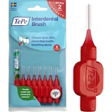 Tepe Interdentalbürste, Original, Rot, 0,5 Mm/Iso 2, 8 Stk., Plaque-Entfernung,