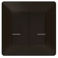 Legrand 756387 Valena Life with Netatmo Wandsender 2-Fach, Schwarz