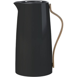 Stelton Isolierkanne Emma 1200 ml Edelstahl Schwarz 1,2 l