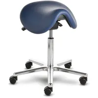 Prova Nova Arbeitshocker Sattelhocker 55 - 75 cm Blau