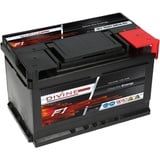 PKW Autobatterie 12 Volt 75Ah Divine SMF Starterbatterie ersetzt 70 72 77 80Ah