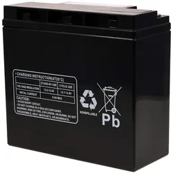 Powery Ersatzakku für Golftrolley Rollstühle Wohnmobile Elektroscooter 12V 22Ah  (zyklenfest)