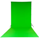 Manfrotto LC5881 Chromakey Textilhintergrund Grün 300x700cm + Schlaufe| Preis nach Code NIKOLAUS