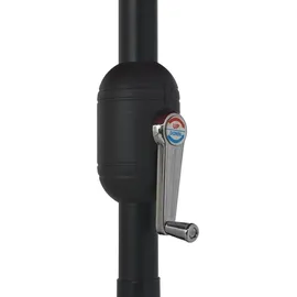 vidaXL Sonnenschirm mit Metall-Mast Ø 400 cm anthrazit