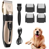 Leise Hundeschermaschine, Katzenschermaschine, Hundeschermaschine Für Dickes Langes Haar, Tierhaarschneidemaschine, Professionelle Kabellose Wiederaufladbare Elektrische Schermaschine Für Hunde, Katze