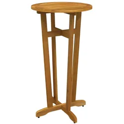 vidaXL Garten-Bartisch Ø60x105 cm Massivholz Akazie