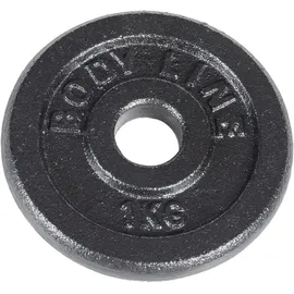 Bodyline Gewichtsscheibe 1 kg Langhantel schwarz