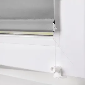 Lichtblick Thermo-Rollo / Verdunkelungsrollo Klemmfix 70 x 150 cm grau