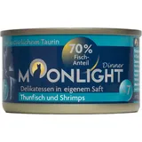 MOONLIGHT Katzennassfutter Nr. 7 Thunfisch und Shrimps 80 g
