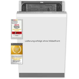 Exquisit EGSP1009-E-030E Einbau-Geschirrspüler (vollintegrierbar, 448 mm breit)
