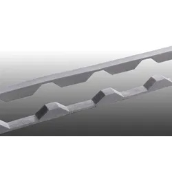 1035 mm Profilfüller 207/35 aus Schaumstoff für die Traufe