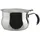 ILSA Omnia Kaffeekanne, Induktion, Edelstahl 18/10, Silikongriff, 2 Tassen