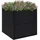 vidaXL Pflanzkübel 80 x 80 x 80 cm Schwarz
