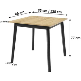 masseno Marco 85 x 77 x 85 cm weiß
