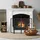 Relaxdays Funkenschutzgitter 4-teilig Metall 54 x 97,5 cm Schwarz