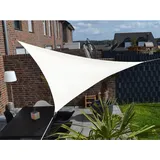 PEDDY SHIELD Floracord Dreiecksonnensegel Cremeweiß 300 cm x 300 cm x 300 cm