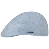 Stetson Schiebermütze Texas Flat Cap Sommer aus 100% Leinen blau 59/L