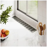 MS Beschläge Lüftungsgitter Aluminium robust eloxiert 100 x 800