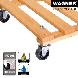 Wagner PALETTI Pflanzenroller 38 x 38 x 9,5 cm