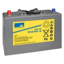 Exide Sonnenschein Solar S12/90 A Blei-Gel Batterie 12V 90Ah