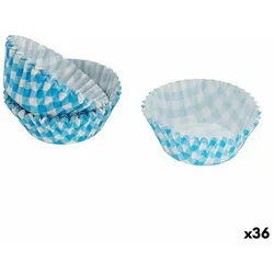 Backformen-Set Einwegartikel Blau (36 Stück) (50 pcs)
