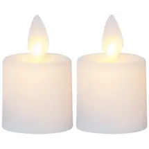 Star Trading M-Twinkle LED-Kerze 6 cm 2 St. weiß
