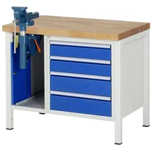 Rau Werkbank 8185A2, B1000xT700xH840mm, 4x Schublade-TA, SSKL