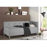 MAINTAL Polsterliege 100 x 200 cm Grau