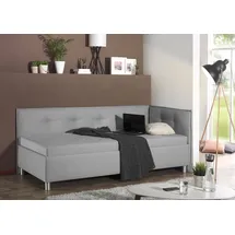 MAINTAL Polsterliege 100 x 200 cm Grau