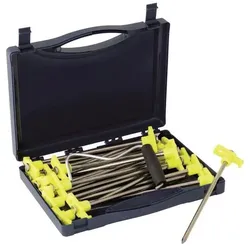 Outwell Spike Peg Box luminous green