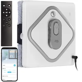 Sichler Haushaltsgeräte Profi WLAN Fensterputzroboter, Motorrollen, 3 Sprühköpfe, Remote, App