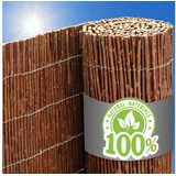 urfence Sichtschutzmatte 100 x 300 cm Braun Weide