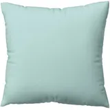 schlafgut Kissenbezug 80x80 cm | petrol-light Woven Satin Bettwäsche