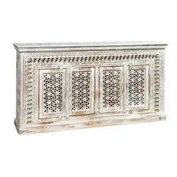 Haveli Sideboard 4 Holztüren - 186x43x99cm