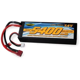 CARSON 500608234 7,4V/5400mAh 60C LiPO Race Akku T-Plug-Buchse, HC