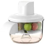 HpLive Elektrischer Kartoffelschäler, Kartoffelschälmaschine, Vielseitiger Obst- Und Gemüseschäler, Elektrische Traubenschälmaschine(White)