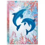 RNK Notizbuch Delfine A4 blanko
