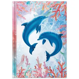RNK Notizbuch Delfine A4 blanko