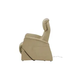 Hukla Relaxsessel Pierre Flachgewebe 75 x 108 x 87 cm Beige elektrisch