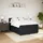 vidaXL Boxspringbett mit Matratze Schwarz 140x200 cm Samt