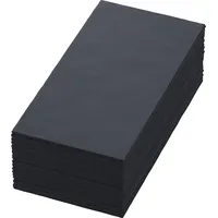 Duni Bio Dunisoft® Serviette 40 x 40 cm Schwarz,