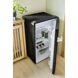 Respekta KG83S-52 Retro-Kühlschrank (92 l, 831 mm hoch,Schwarz)