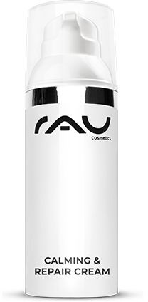 RAU Cosmetics Calming & Repair Creme mit Panthenol, beruhigt irritierte und gereizte Haut Tagescreme 50 ml Unisex