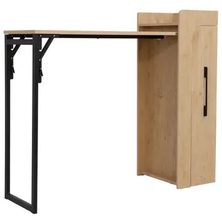 moebel-direkt-online Klapptisch Wand-/Küchen-Klapptisch, Küchentheke braun