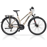 Airtracks 28 Zoll Damen Trekking Fahrrad TRAVEL LADY Trekkingrad 24 x Gang Shimano Altus SCHWARZ 48 CM