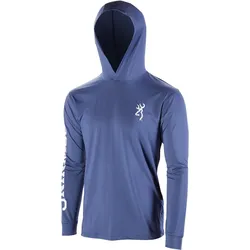 BROWNING Jagshirt - Teamspirit - Blau Indigo - M lupinenblau M