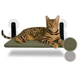 PiuPet Katzenfensterliege grün